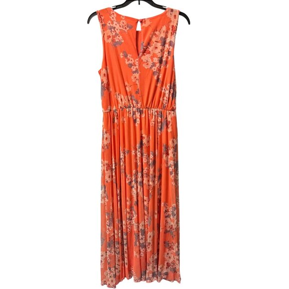 Enfocus Dress Size 8P Floral Sleeveless Maxi Dress With Rhinestone Detail - Picture 8 of 12